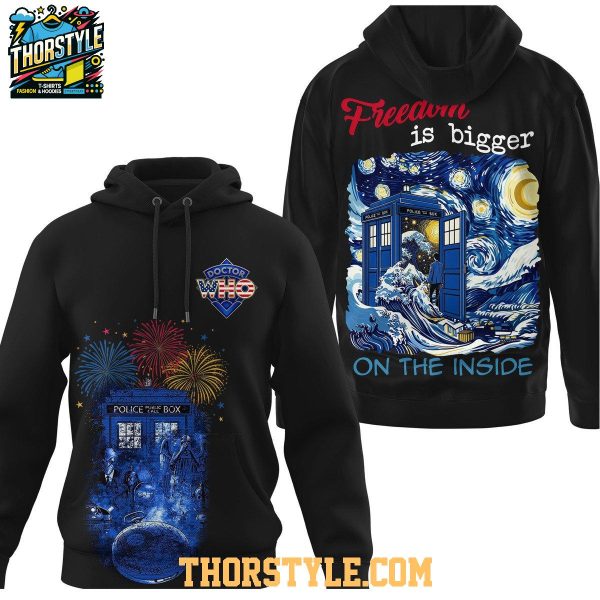 Doctor Who Freedom Is Bigger On The Inside 4th Of July 2025 Hoodie T-Shirt