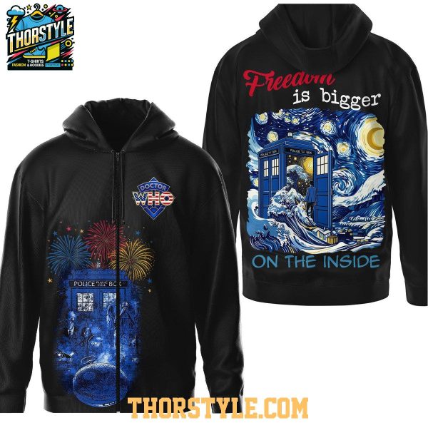 Doctor Who Freedom Is Bigger On The Inside 4th Of July 2025 Hoodie T-Shirt