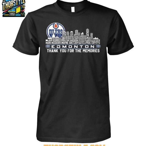 Edmonton Oilers 2024-25 Thank You For The Memories Tshirt