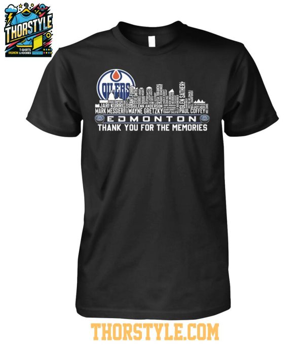 Edmonton Oilers 2024-25 Thank You For The Memories Tshirt