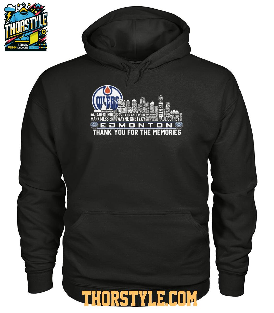 Edmonton Oilers 2024-25 Thank You For The Memories Tshirt Edmonton Oilers 2024-25 Thank You For The Memories Tshirt