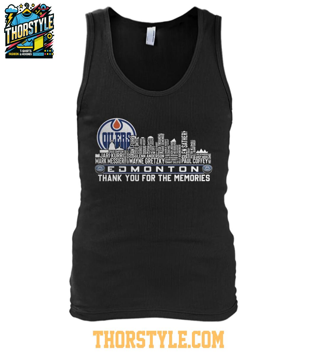 Edmonton Oilers 2024-25 Thank You For The Memories Tshirt Edmonton Oilers 2024-25 Thank You For The Memories Tshirt