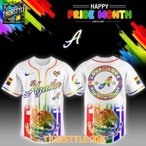 El Águila de Veracruz 2025 Happy Pride Month Baseball Jersey