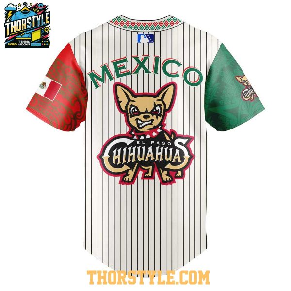 El Paso Chihuahuas Mexican Heritage Night 2025 Celebrating Baseball Jersey