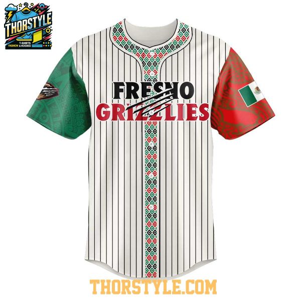 Fresno Grizzlies Mexican Heritage Night 2025 Celebrating Baseball Jersey