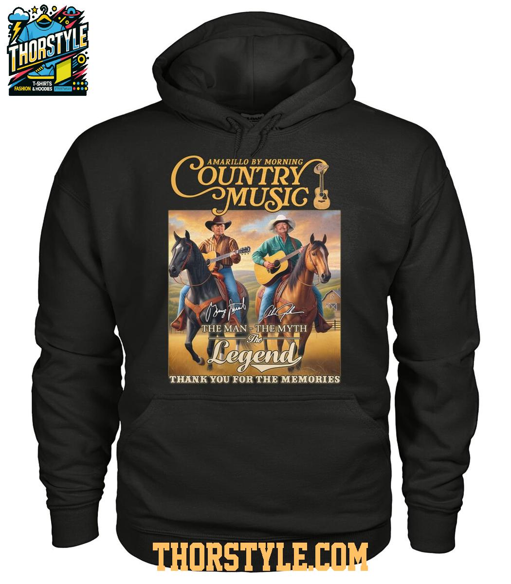 Geogre Strait Amarillo By Morning Country Musis The Legends T-Shirt Geogre Strait Amarillo By Morning Country Musis The Legends T-Shirt