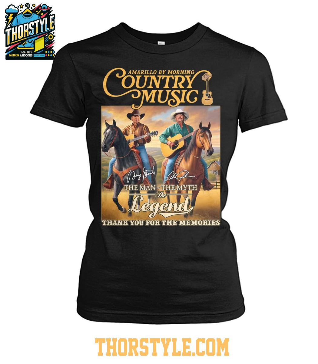 Geogre Strait Amarillo By Morning Country Musis The Legends T-Shirt Geogre Strait Amarillo By Morning Country Musis The Legends T-Shirt