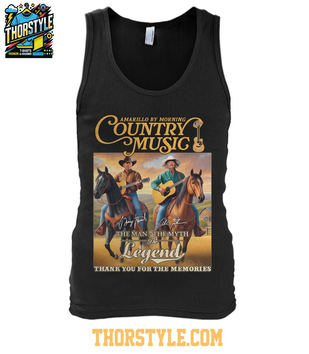 Geogre Strait Amarillo By Morning Country Musis The Legends T-Shirt Geogre Strait Amarillo By Morning Country Musis The Legends T-Shirt