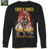 Gun N' Roses 40 Years 1985 2025 Thank You For The Memories Tshirt