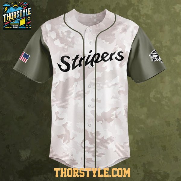 Gwinnett Stripers 2025 Armed Forces Day Celebration Baseball Jersey