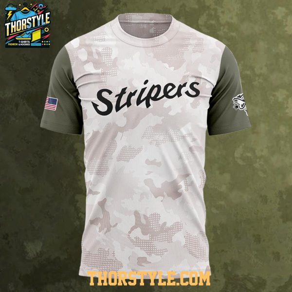 Gwinnett Stripers 2025 Armed Forces Day Celebration Hoodie T-Shirt