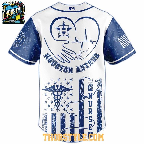 Houston Astros 2025 Nurses Night Appreciation Baseball Jersey