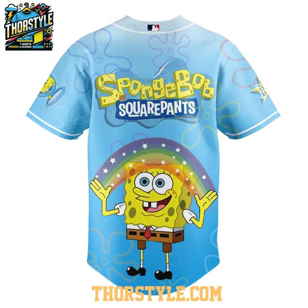 Houston Astros SpongeBob Squarepants 2025 Rainbow Baseball Jersey