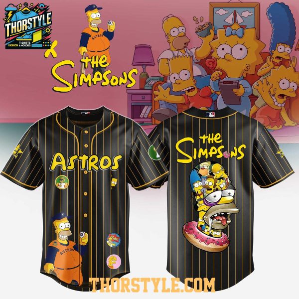Houston Astros The Simpsons Memories 2025 Personalized Baseball Jersey