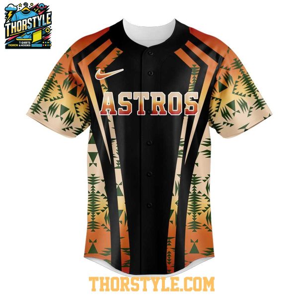 Houston Astros This Is Native American Heritage 2025 Baseball Jersey