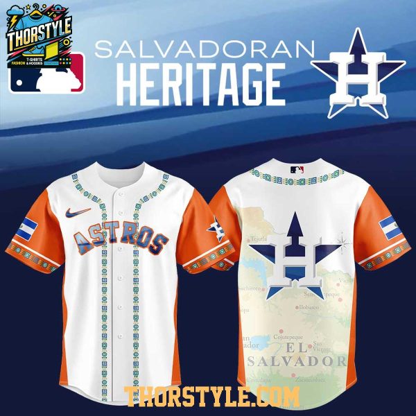 Houston Astros Traditional Salvadoran El Salvador Heritage 2025 Baseball Jersey