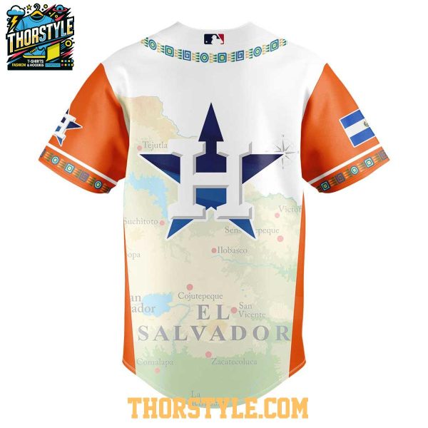 Houston Astros Traditional Salvadoran El Salvador Heritage 2025 Baseball Jersey