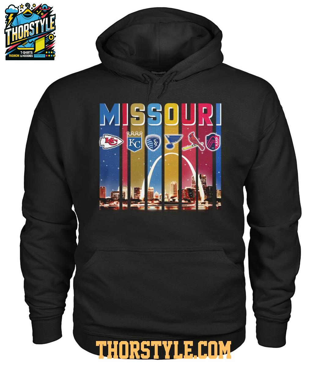 Kansas City Chiefs Royals St. Louis Cardinals Blues Sport City Missouri T-Shirt Kansas City Chiefs Royals St. Louis Cardinals Blues Sport City Missouri T-Shirt