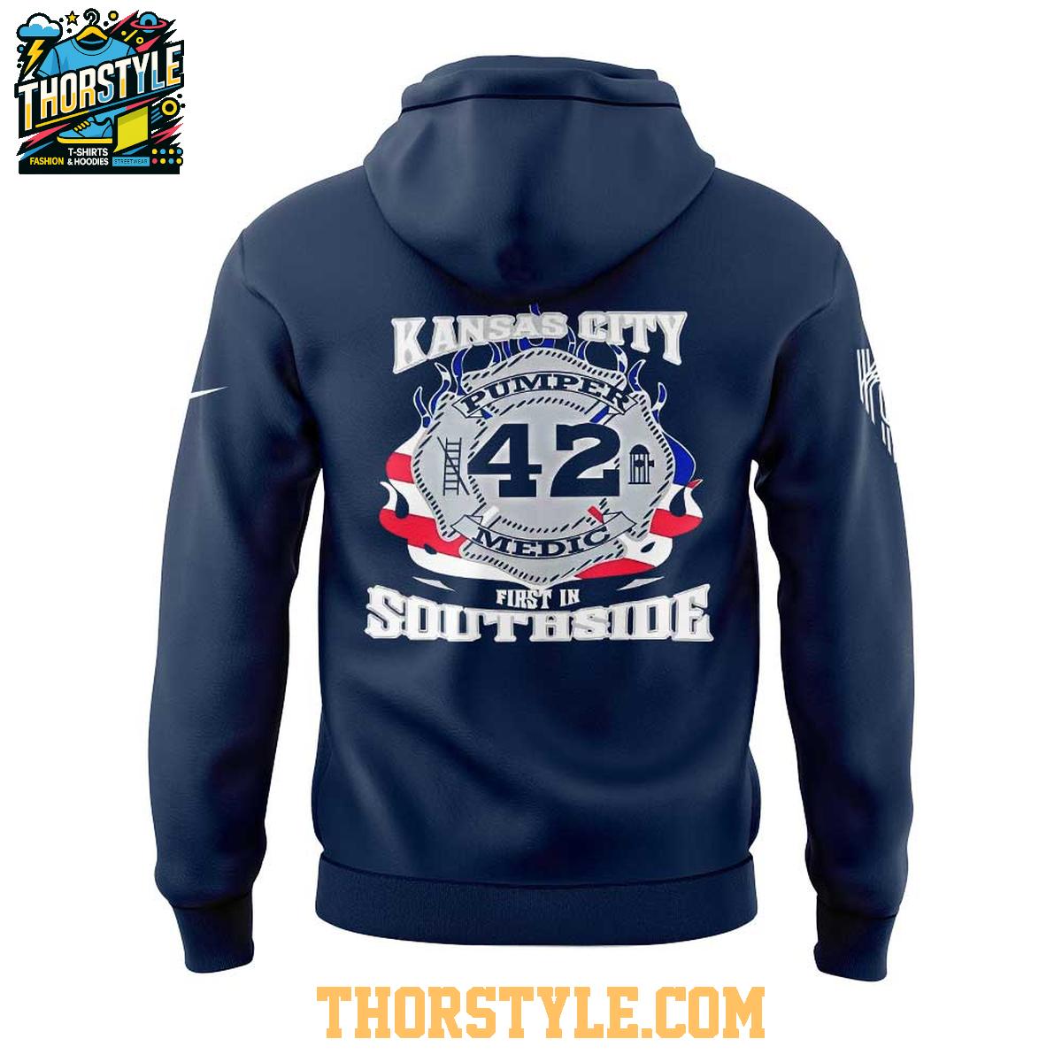 Kansas City Royals First In Southside Pumper Medic 2025 Hoodie T-Shirt Kansas City Royals First In Southside Pumper Medic 2025 Hoodie T-Shirt