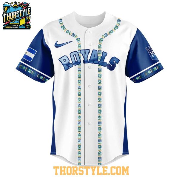 Kansas City Royals Traditional Salvadoran El Salvador Heritage 2025 Baseball Jersey