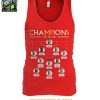 Liverpool Celebrating 2024 2025 Premier League Champions Line Up T Shirt