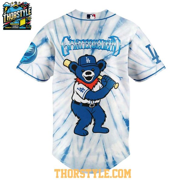 Los Angeles Dodgers 2025 Grateful Dead Dead & Company Baseball Jersey