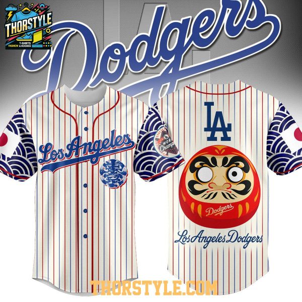 Los Angeles Dodgers 2025 Japanese Heritage Doll Baseball Jersey