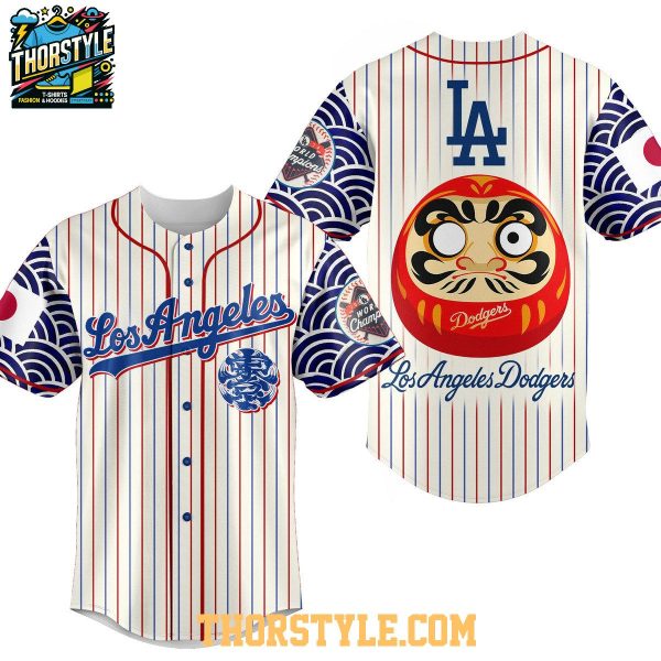 Los Angeles Dodgers 2025 Japanese Heritage Doll Baseball Jersey