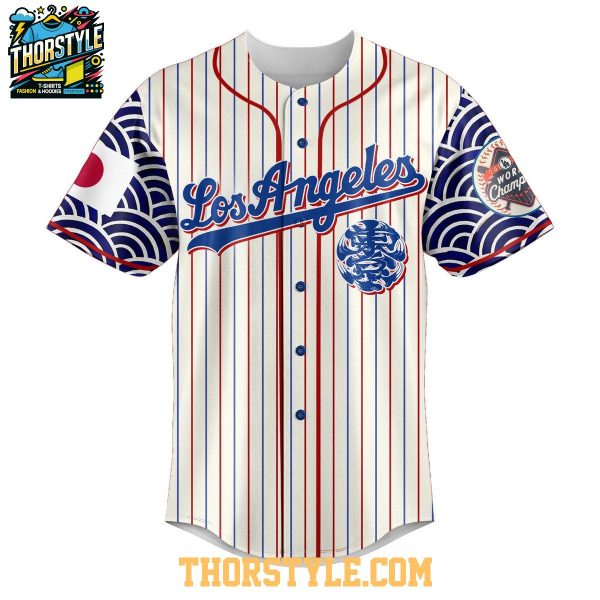 Los Angeles Dodgers 2025 Japanese Heritage Doll Baseball Jersey