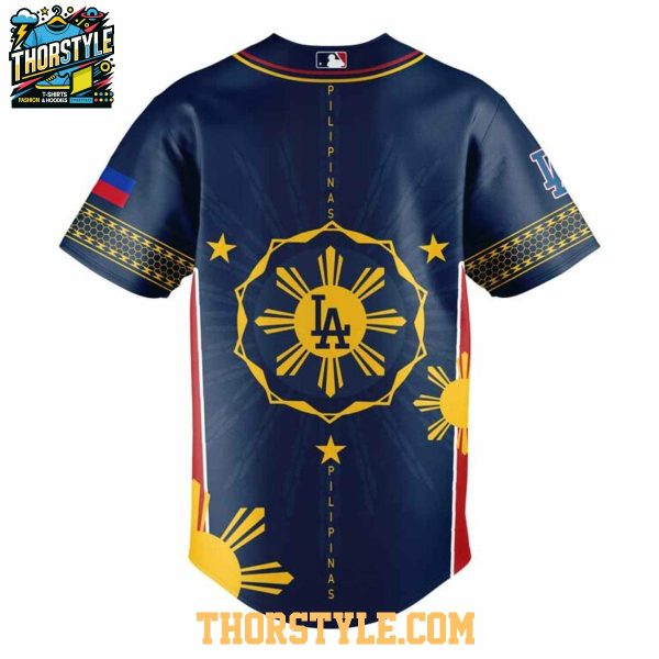 Los Angeles Dodgers Filipino Heritage Night 2025 Celebration Baseball Jersey
