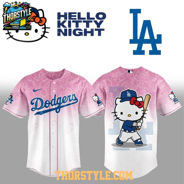 Los Angeles Dodgers Hello Kitty Night 2025 Be One Team Baseball Jersey