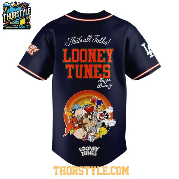Los Angeles Dodgers Looney Tunes 2025 What’s Up Doc Baseball Jersey