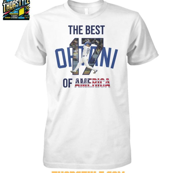Los Angeles Dodgers Shohei Ohtani The Best 17 Of America 2025 T-Shirt