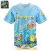 Los Angeles Dodgers SpongeBob Squarepants 2025 Rainbow Baseball Jersey
