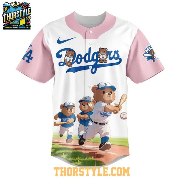 Los Angeles Dodgers Teddy Bear 2025 Dream Team MLB Baseball Jersey