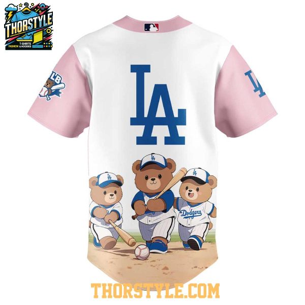 Los Angeles Dodgers Teddy Bear 2025 Dream Team MLB Baseball Jersey