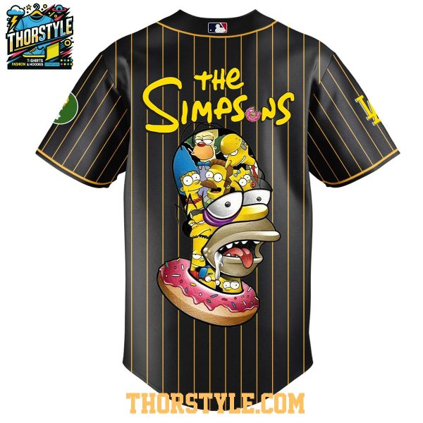 Los Angeles Dodgers The Simpsons Memories 2025 Personalized Baseball Jersey