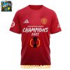 Manchester United Champions Europa League 2024 25 Red Devils Hoodie T Shirt