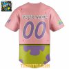 Miami Marlins 2025 SpongeBob Patrick Star Personalized Baseball Jersey