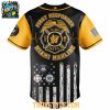 Miami Marlins MLB Fire Dept Honor 2025 First Responders Night Baseball Jersey