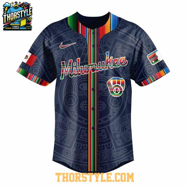 Milwaukee Brewers Mexican Heritage Familia 2025 Personalized Baseball Jersey