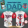 New York Yankees Snoopy Happy Father’s Day Peanuts 2025 Baseball Jersey