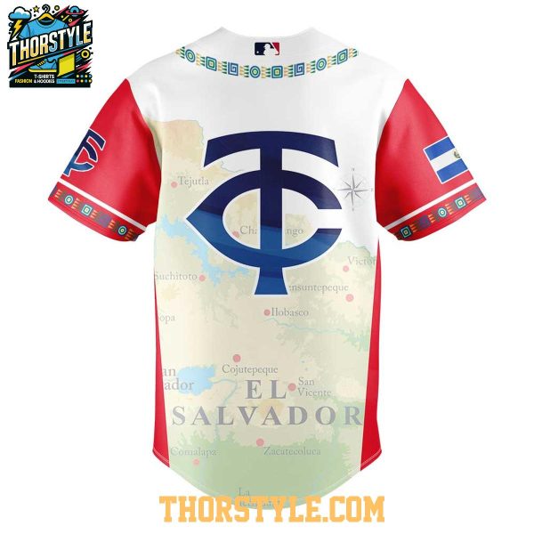 Minnesota Twins Traditional Salvadoran El Salvador Heritage 2025 Baseball Jersey