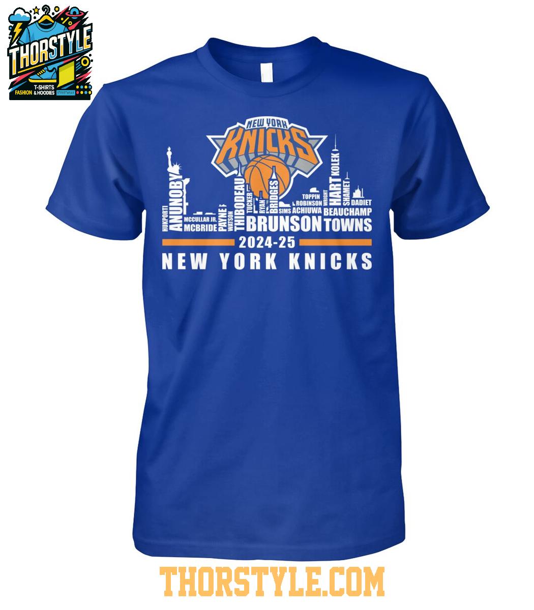 New York Knicks Thank You For The Memories 2024-2025 TShirt New York Knicks Thank You For The Memories 2024-2025 TShirt