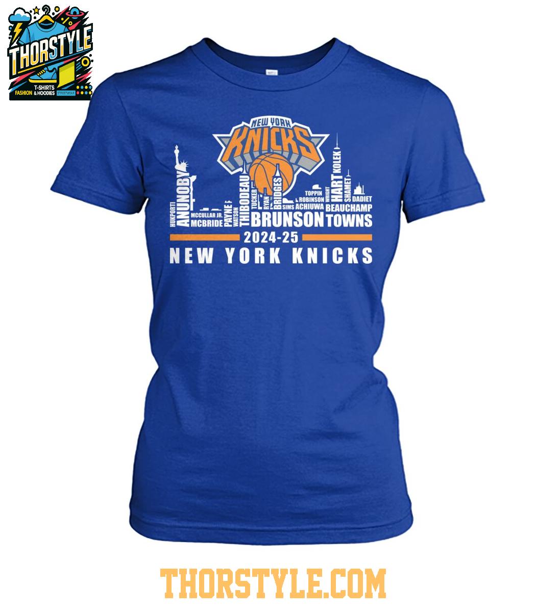 New York Knicks Thank You For The Memories 2024-2025 TShirt New York Knicks Thank You For The Memories 2024-2025 TShirt