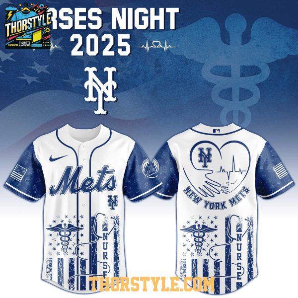 New York Mets 2025 Nurses Night Appreciation Baseball Jersey