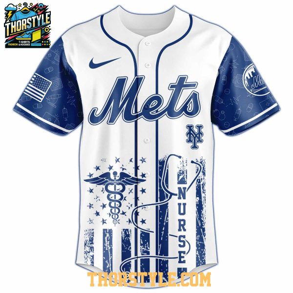 New York Mets 2025 Nurses Night Appreciation Baseball Jersey