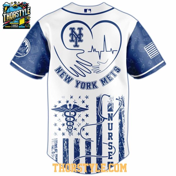 New York Mets 2025 Nurses Night Appreciation Baseball Jersey