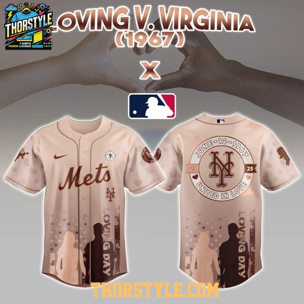 New York Mets Happy Loving Day 1967-2025 Loving Virginia Baseball Jersey