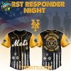 New York Mets MLB Fire Dept Honor 2025 First Responders Night Baseball Jersey